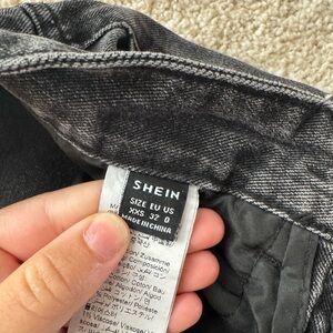 SHEIN Charcoal Denim Pants